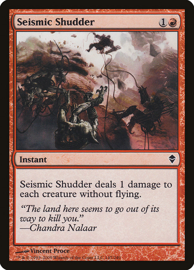 Seismic Shudder [Zendikar] | Yard's Games Ltd