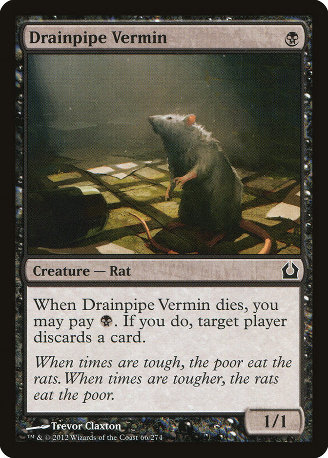 Drainpipe Vermin [Return to Ravnica] | Yard's Games Ltd