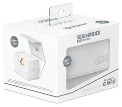 ultimate guard sidewinder 100 xenoskin white premium deck box | Yard's Games Ltd