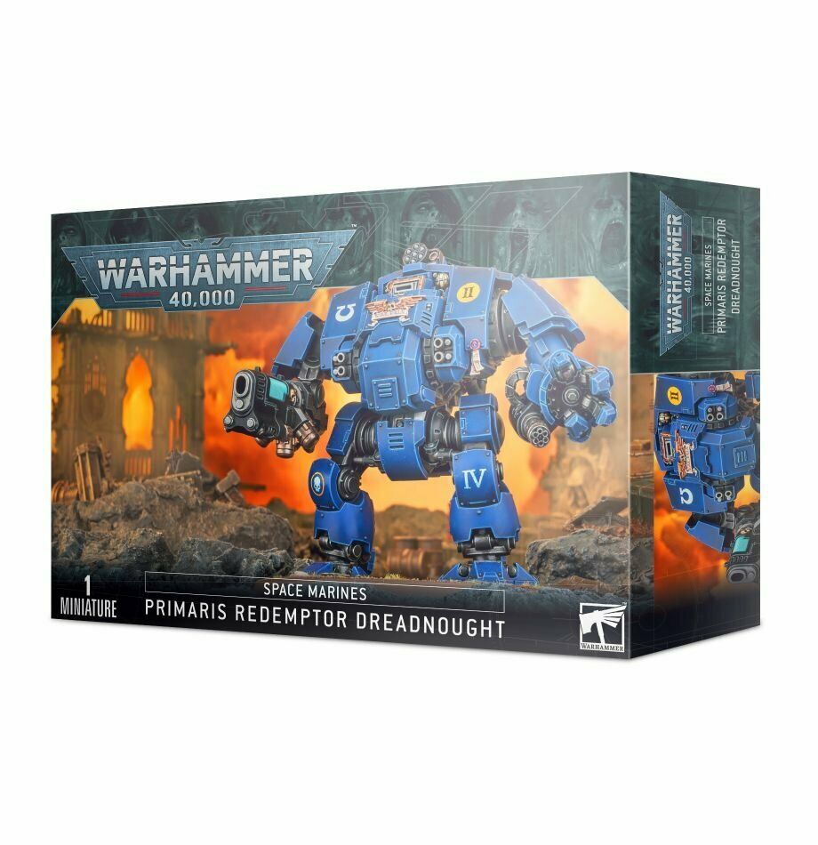 warhammer 40k 40,000 space marines primaris redemptor dreadnought | Yard's Games Ltd