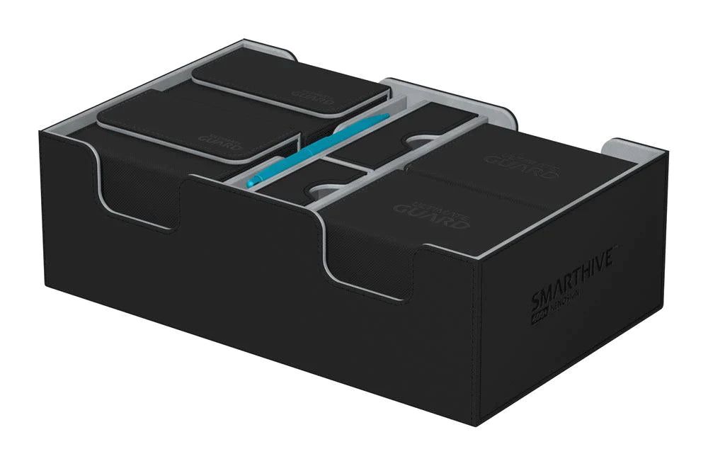 ultimate guard smarthive 400 xenoskin black card and deck storage box | Yard's Games Ltd