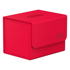 ultimate guard sidewinder 100 xenoskin red premium deck box | Yard's Games Ltd