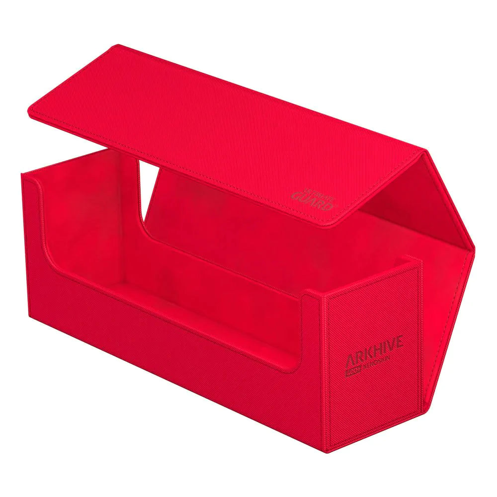 Ultimate Guard Arkhive 400+ Monocolor Red - Card And Deck Storage Box | Yard's Games Ltd