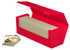 Ultimate Guard Arkhive 400+ Monocolor Red - Card And Deck Storage Box | Yard's Games Ltd