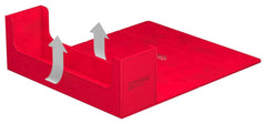 Ultimate Guard Arkhive 400+ Monocolor Red - Card And Deck Storage Box | Yard's Games Ltd