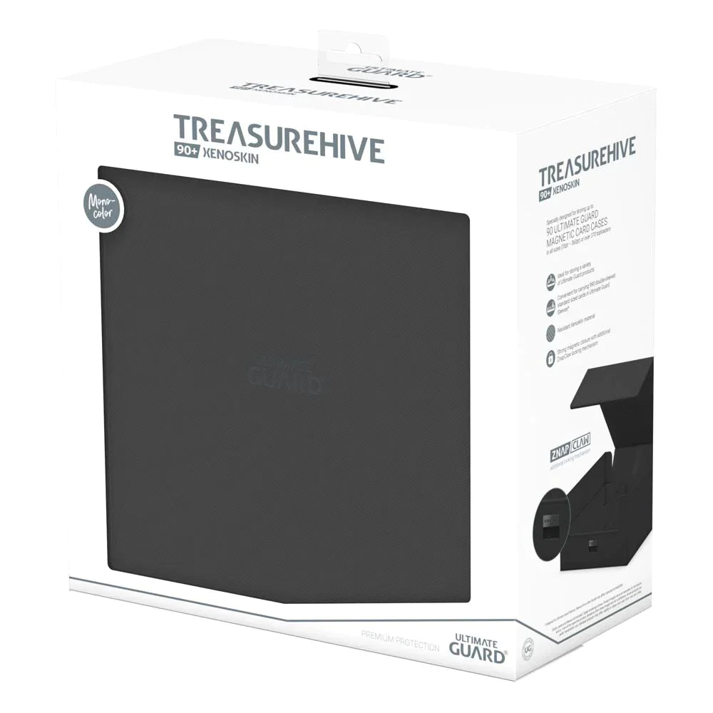 ultimate guard treasurehive 90 black deck box card case | Yard's Games Ltd