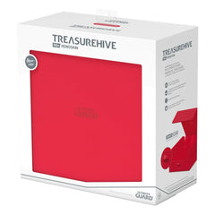 ultimate guard treasurehive 90 xenoskin red deck box case | Yard's Games Ltd